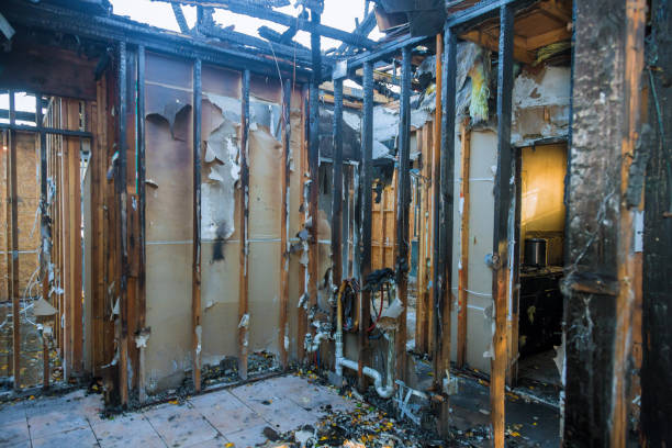 Professional Fire Damage Repair technician working in Buckingham, FL